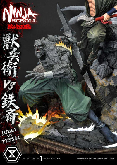 Ninja Scroll Ultimate Premium Masterline Series Statue 1/4 Jubei Versus Tessai 101 cm