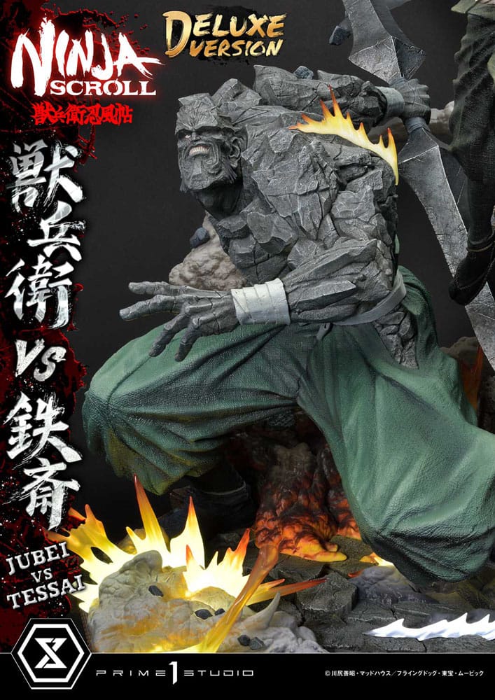 Ninja Scroll Ultimate Premium Masterline Series Statue 1/4 Jubei Versus Tessai Deluxe Bonus Version 101 cm