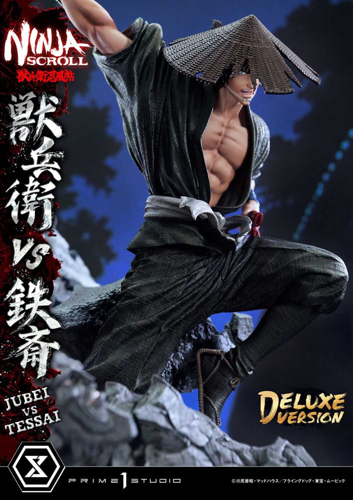 Ninja Scroll Ultimate Premium Masterline Series Statue 1/4 Jubei Versus Tessai Deluxe Bonus Version 101 cm