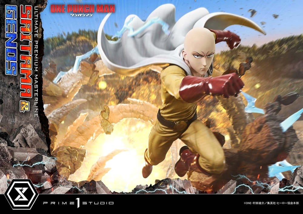 One-Punch Man Ultimate Premium Masterline Series Statue 1/4 Saitama & Genos 73 cm