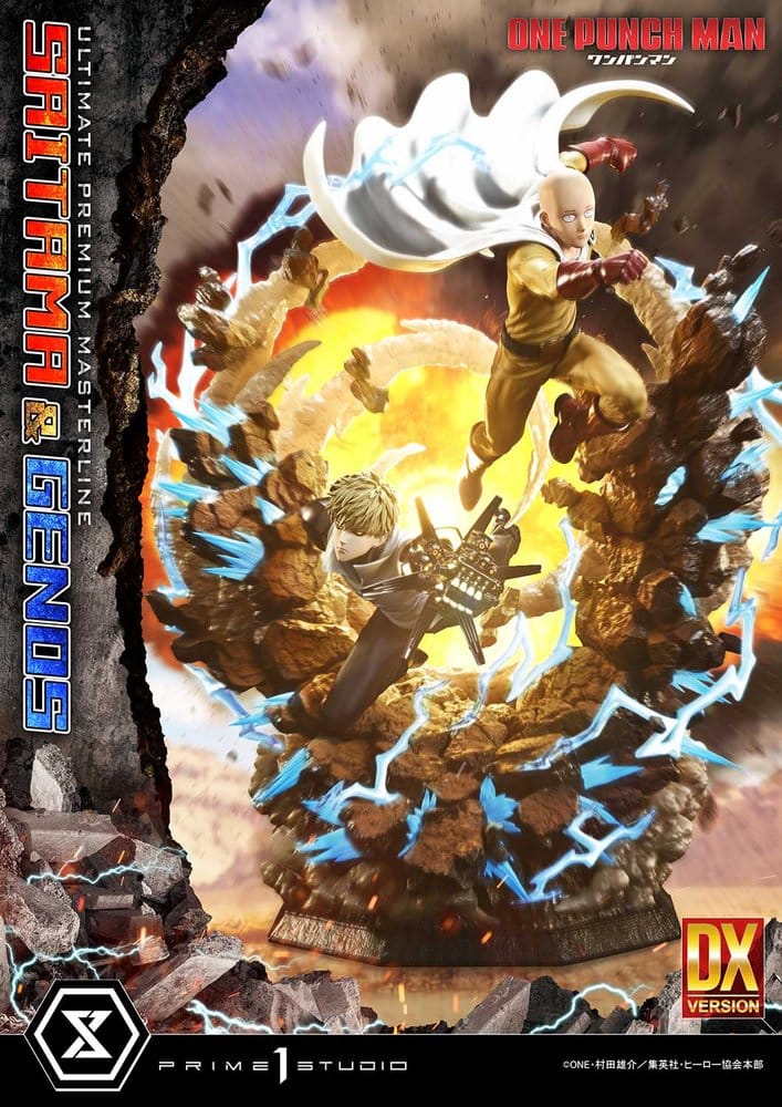 One-Punch Man Premium Masterline Series Statue 1/4 Saitama & Genos Deluxe Version 73 cm