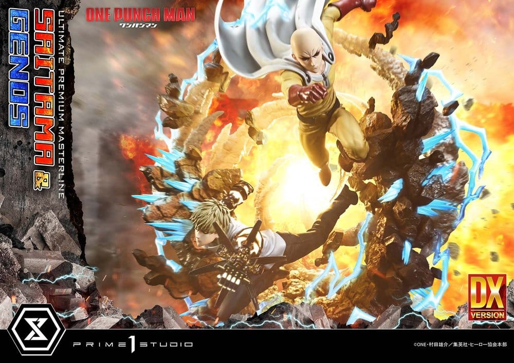 One-Punch Man Ultimate Premium Masterline Series Statue 1/4 Saitama & Genos Deluxe Version 73 cm