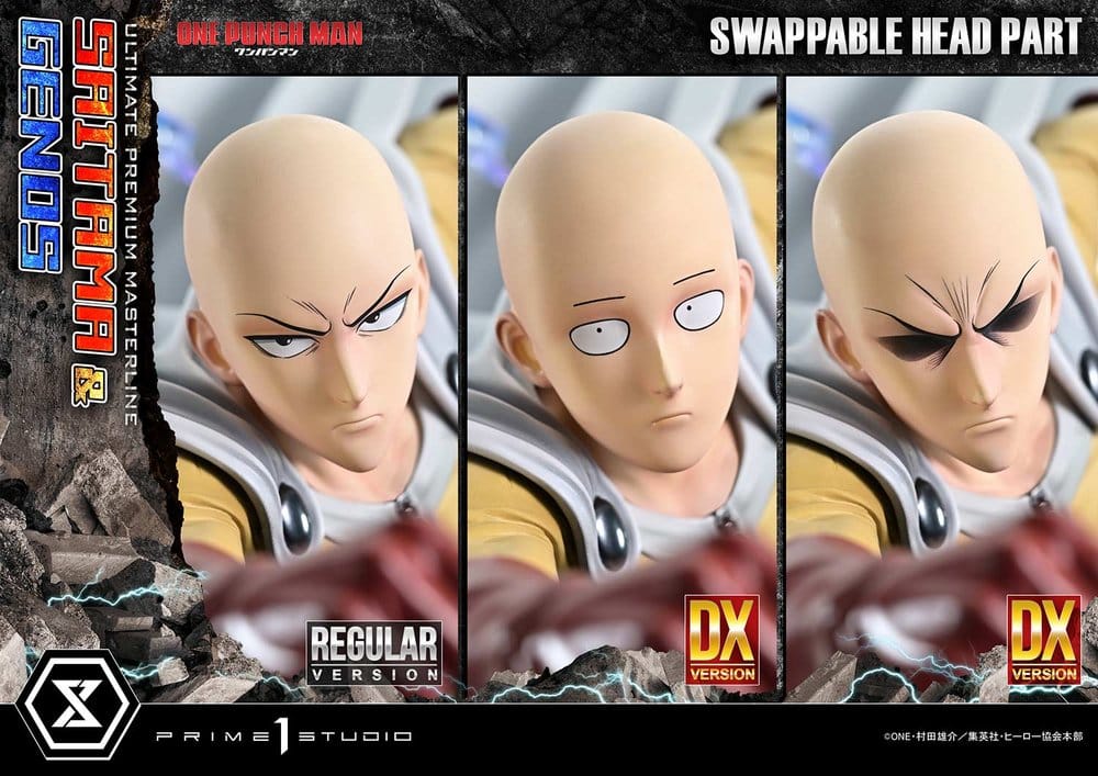 One-Punch Man Ultimate Premium Masterline Series Statue 1/4 Saitama & Genos Deluxe Version 73 cm
