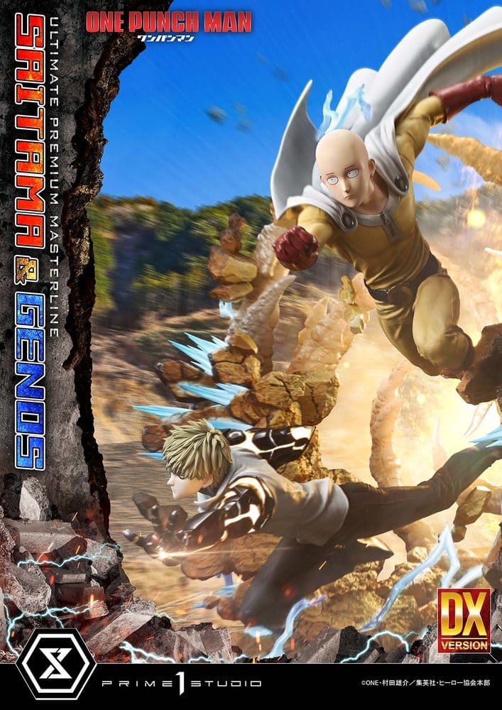 One-Punch Man Premium Masterline Series Statue 1/4 Saitama & Genos Deluxe Version 73 cm