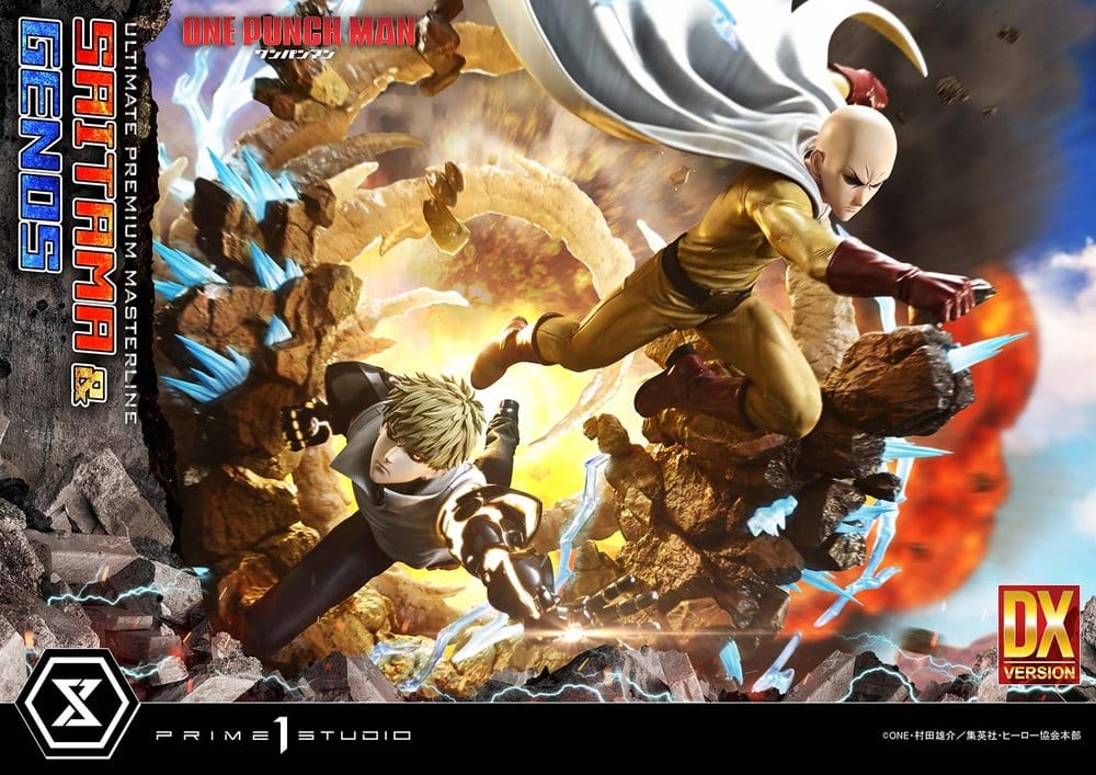 One-Punch Man Ultimate Premium Masterline Series Statue 1/4 Saitama & Genos Deluxe Version 73 cm