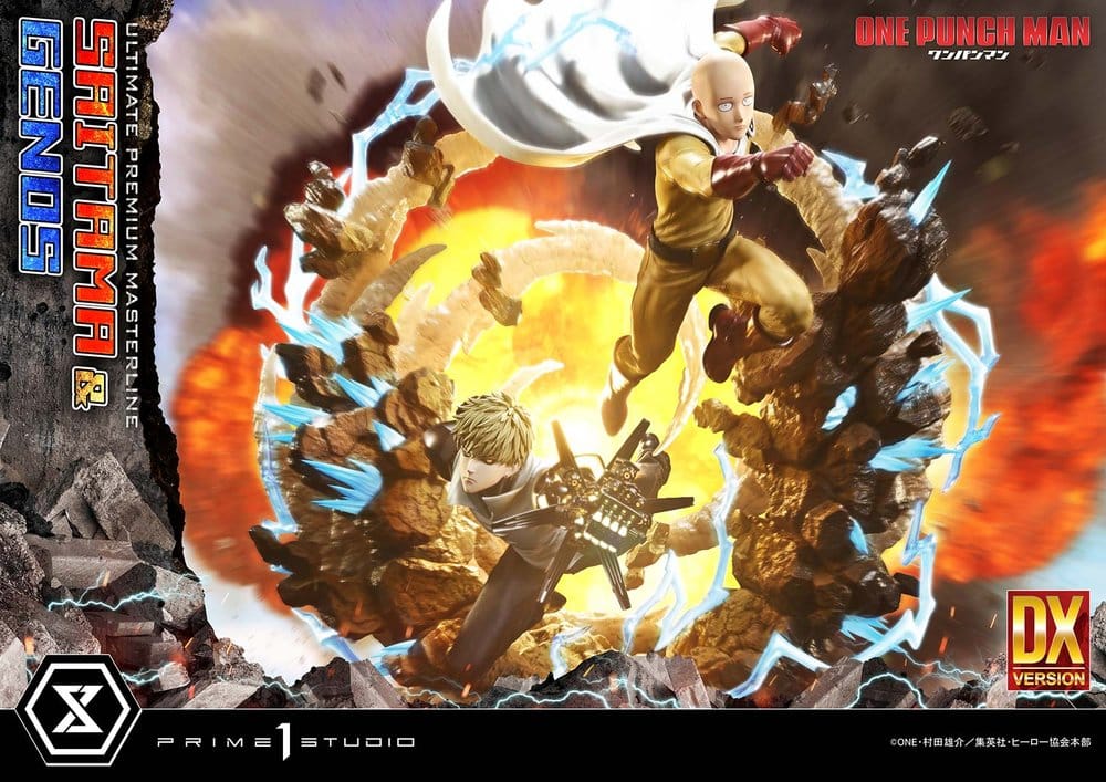 One-Punch Man Ultimate Premium Masterline Series Statue 1/4 Saitama & Genos Deluxe Version 73 cm