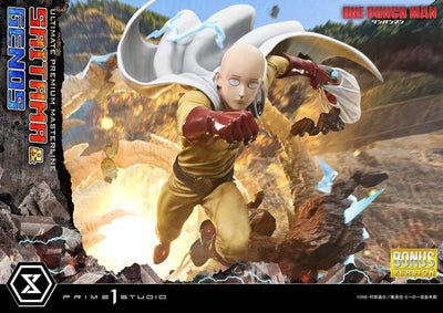 One-Punch Man Ultimate Premium Masterline Series Statue 1/4 Saitama & Genos DX Bonus Version 73 cm