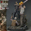 Resident Evil 4 Ultimate Premium Masterline Series Statue 1/4 Leon S. Kennedy vs. Chainsaw Villager Bonus Ver. 76 cm