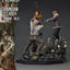 Resident Evil 4 Ultimate Premium Masterline Series Statue 1/4 Leon S. Kennedy vs. Chainsaw Villager Bonus Ver. 76 cm