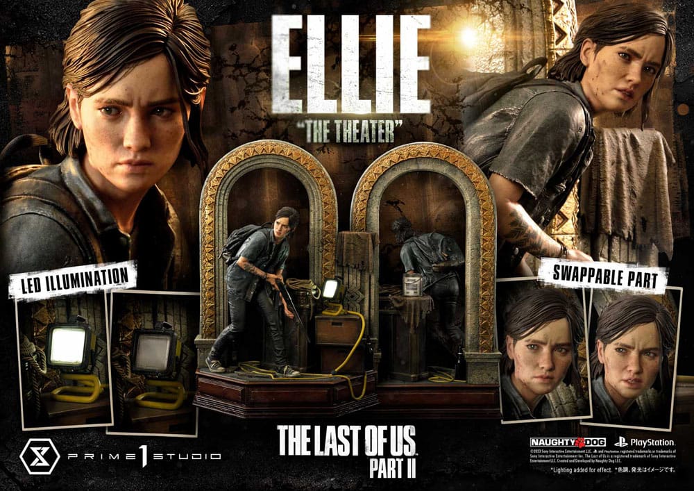 The Last of Us Part II Ultimate Premium Masterline Series Statue 1/4 Ellie "The Theater" Bonus Version 58 cm