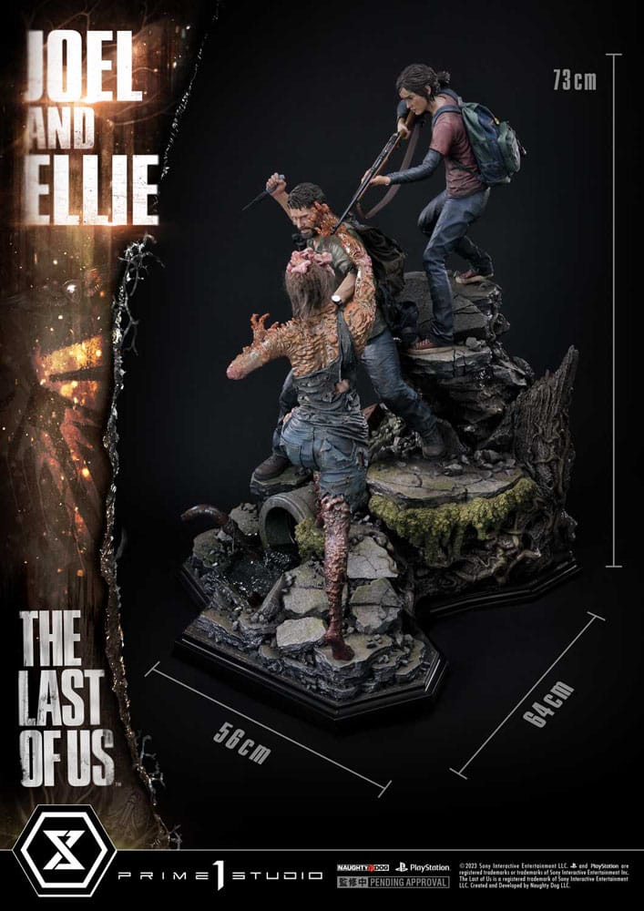 The Last of Us Part I Ultimate Premium Masterline Series Statue 1/4 Joel &amp; Ellie (The Last of Us Part I) 73 cm