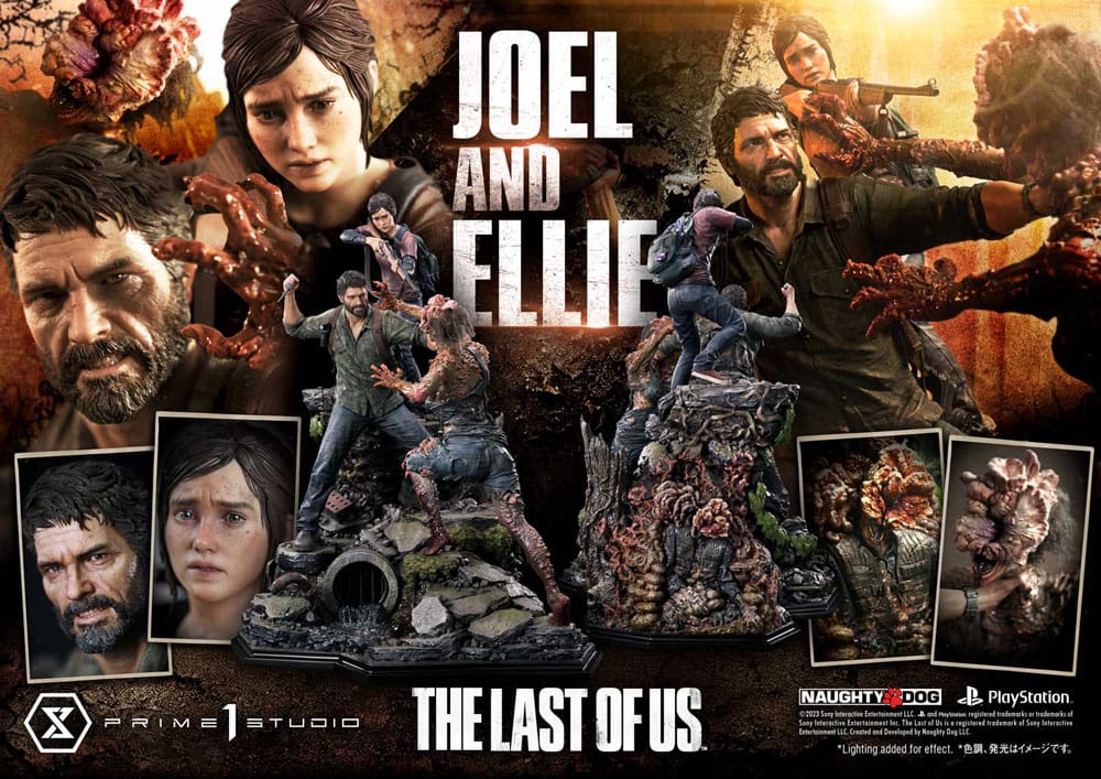 The Last of Us Part I Ultimate Premium Masterline Series Statue Joel & Ellie Deluxe Version (The Last of Us Part I) 73 cm