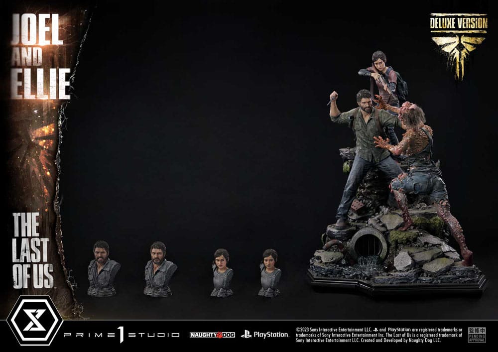 The Last of Us Part I Ultimate Premium Masterline Series Statue Joel & Ellie Deluxe Version (The Last of Us Part I) 73 cm