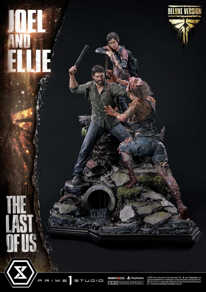 The Last of Us Part I Ultimate Premium Masterline Series Statue Joel & Ellie Deluxe Version (The Last of Us Part I) 73 cm