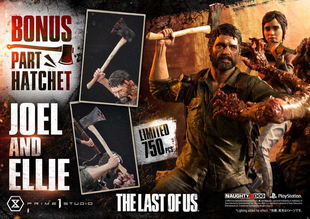 The Last of Us Part I Ultimate Premium Masterline Series Statue Joel & Ellie Deluxe Bonus Version (The Last of Us Part I) 73 cm