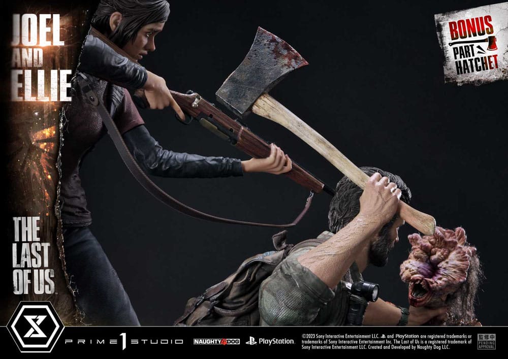 The Last of Us Part I Ultimate Premium Masterline Series Statue Joel & Ellie Deluxe Bonus Version (The Last of Us Part I) 73 cm