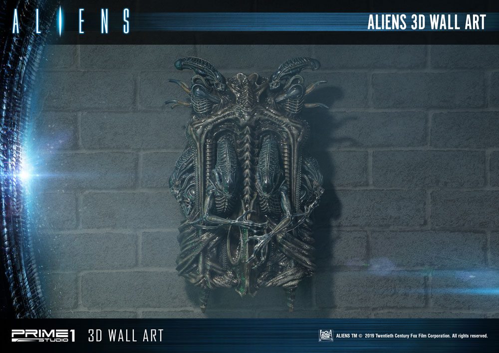 Aliens 3D Wall Art 32 x 50 cm