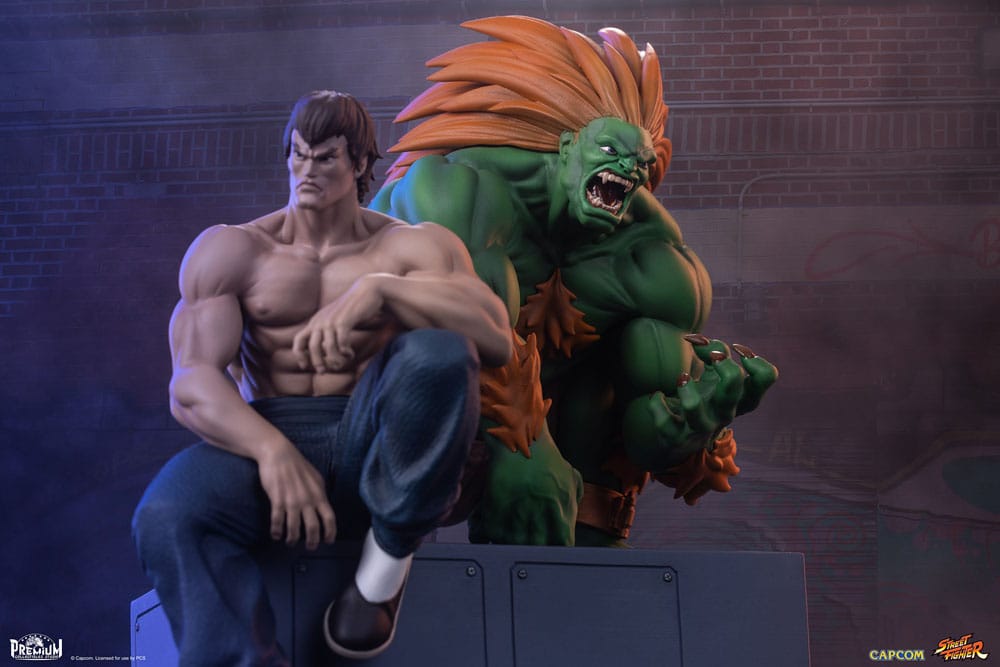 Street Fighter PVC Statues 1/10 Blanka & Fei Long 21 cm