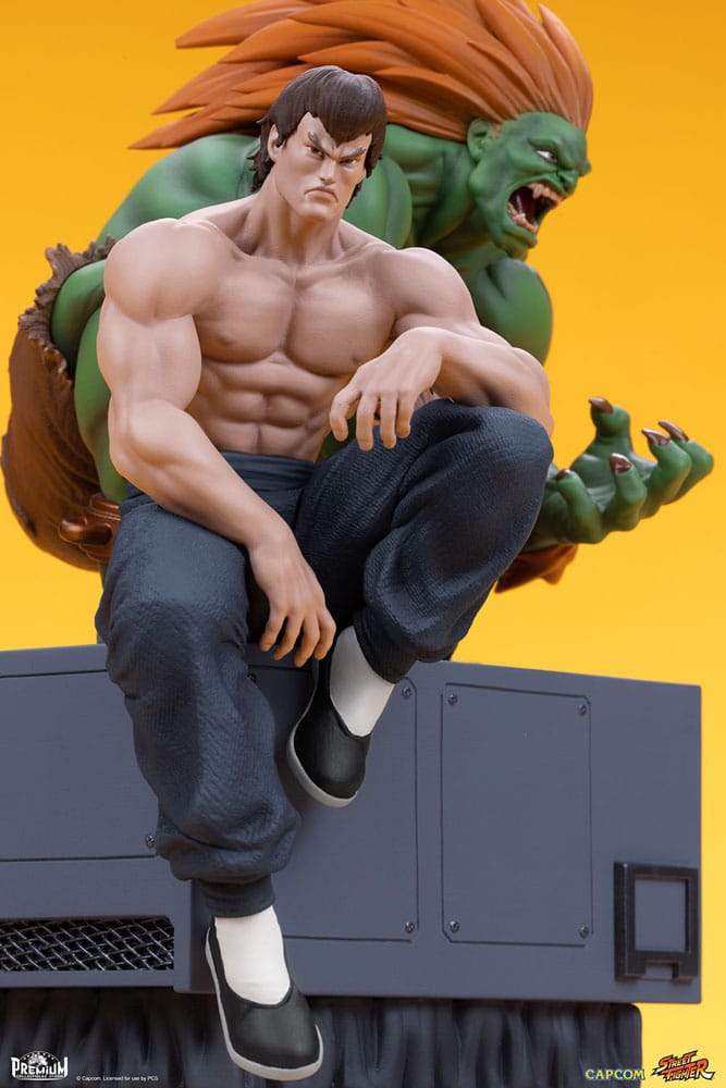 Street Fighter PVC Statues 1/10 Blanka & Fei Long 21 cm