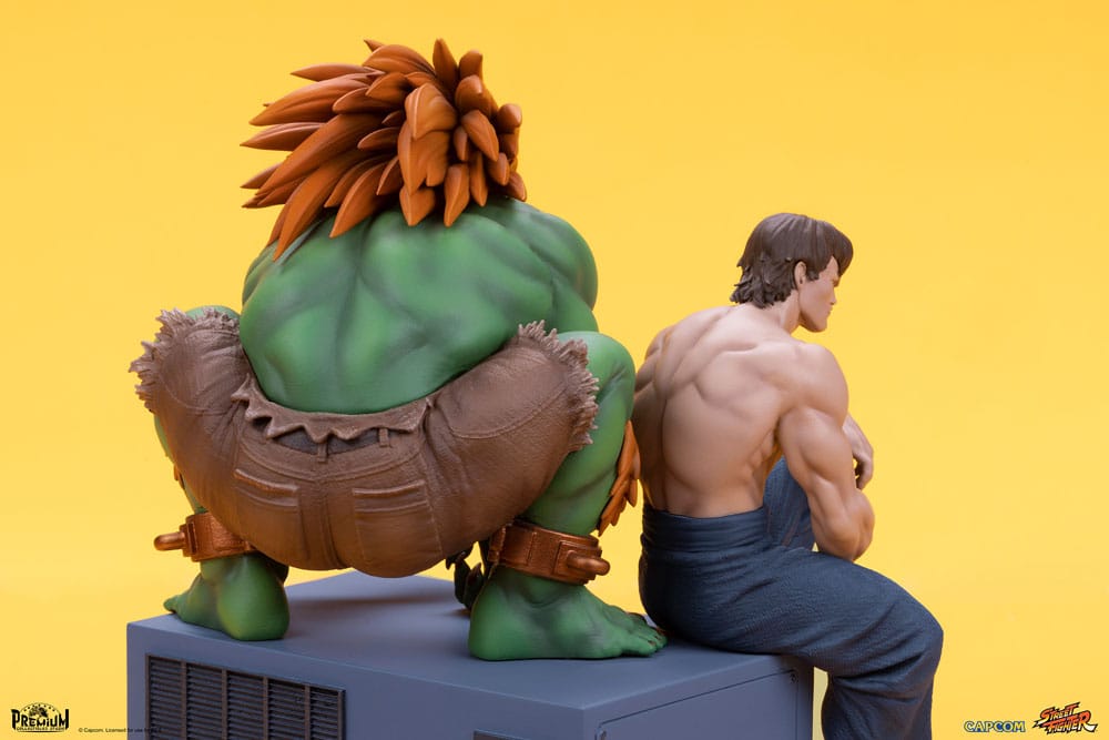 Street Fighter PVC Statues 1/10 Blanka & Fei Long 21 cm