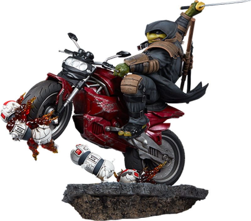 Teenage Mutant Ninja Turtles Statue 1/4 The Last Ronin On Bike 53 cm