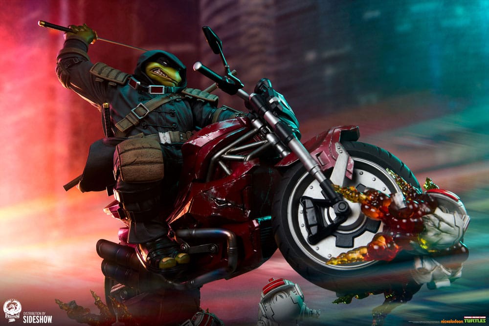 Teenage Mutant Ninja Turtles Statue 1/4 The Last Ronin On Bike 53 cm