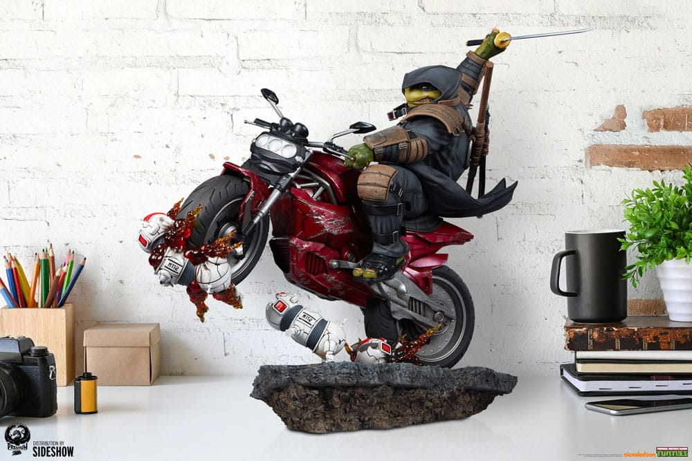 Teenage Mutant Ninja Turtles Statue 1/4 The Last Ronin On Bike 53 cm