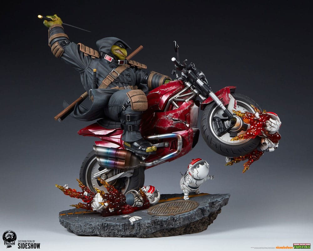 Teenage Mutant Ninja Turtles Statue 1/4 The Last Ronin On Bike 53 cm