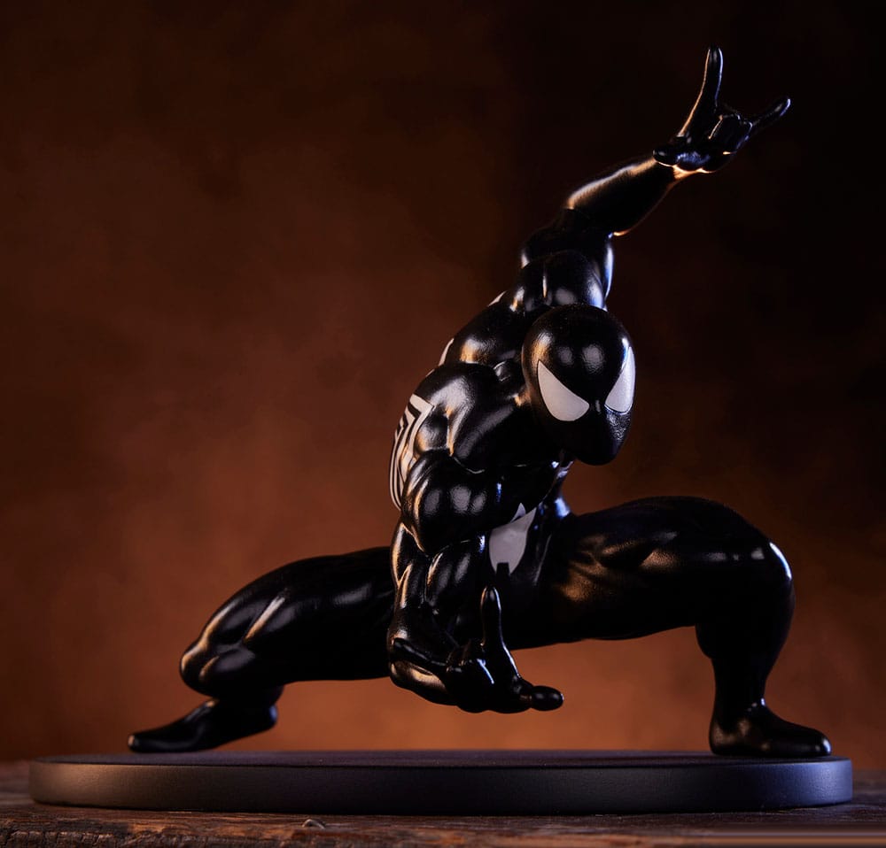 Marvel Gamerverse Classics PVC Statue 1/10 Spider-Man (Black Suit Edition) 13 cm