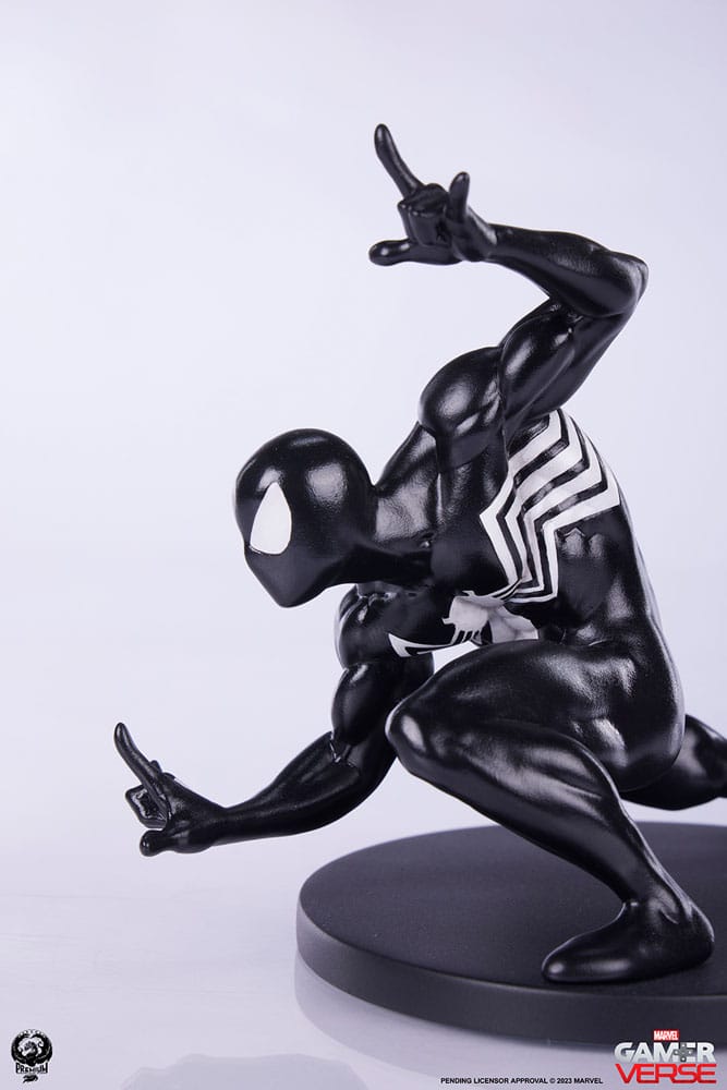 Marvel Gamerverse Classics PVC Statue 1/10 Spider-Man (Black Suit Edition) 13 cm