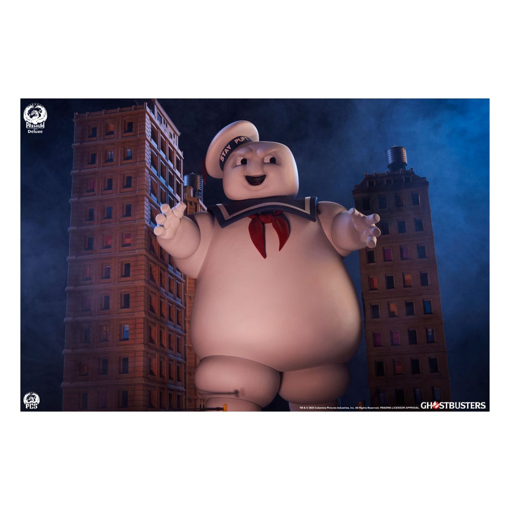 The Ghostbusters Diorama Statue Stay Puft Marshmallow Man Deluxe Edition 74 cm