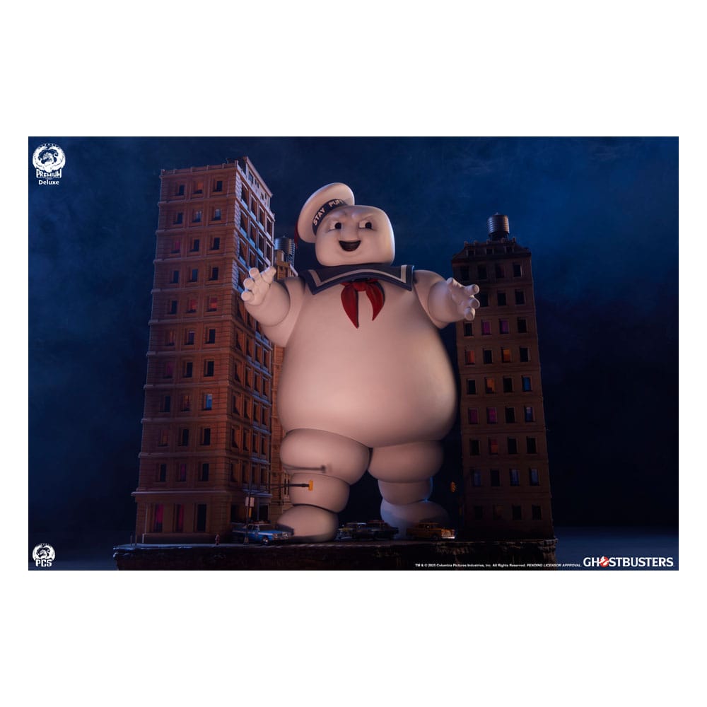 The Ghostbusters Diorama Statue Stay Puft Marshmallow Man Deluxe Edition 74 cm