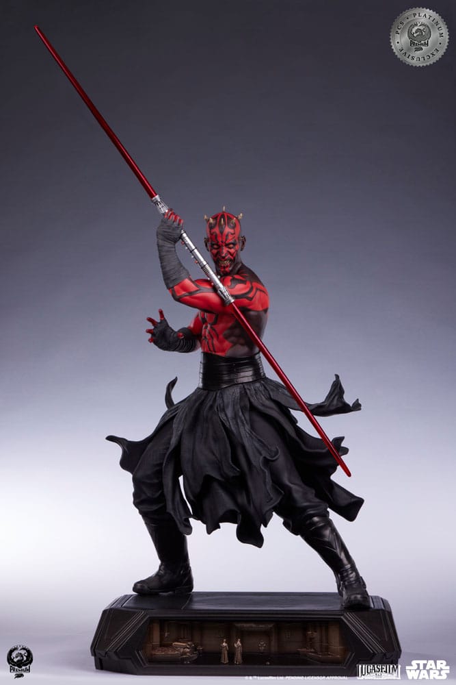Star Wars Epic Series Statue 1/3 Darth Maul Platinum Exclusive 86 cm