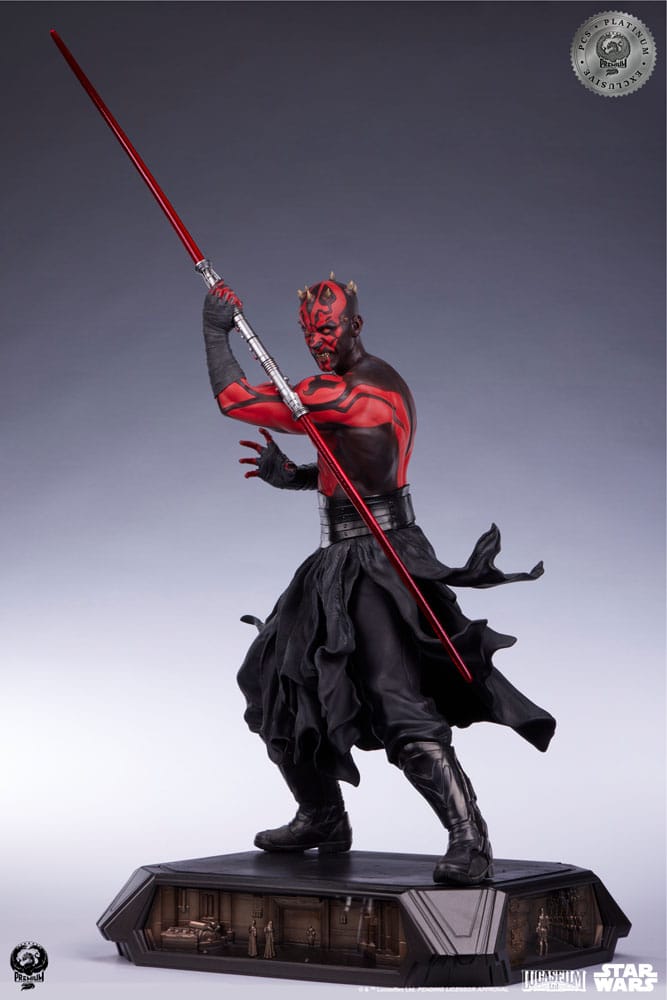 Star Wars Epic Series Statue 1/3 Darth Maul Platinum Exclusive 86 cm