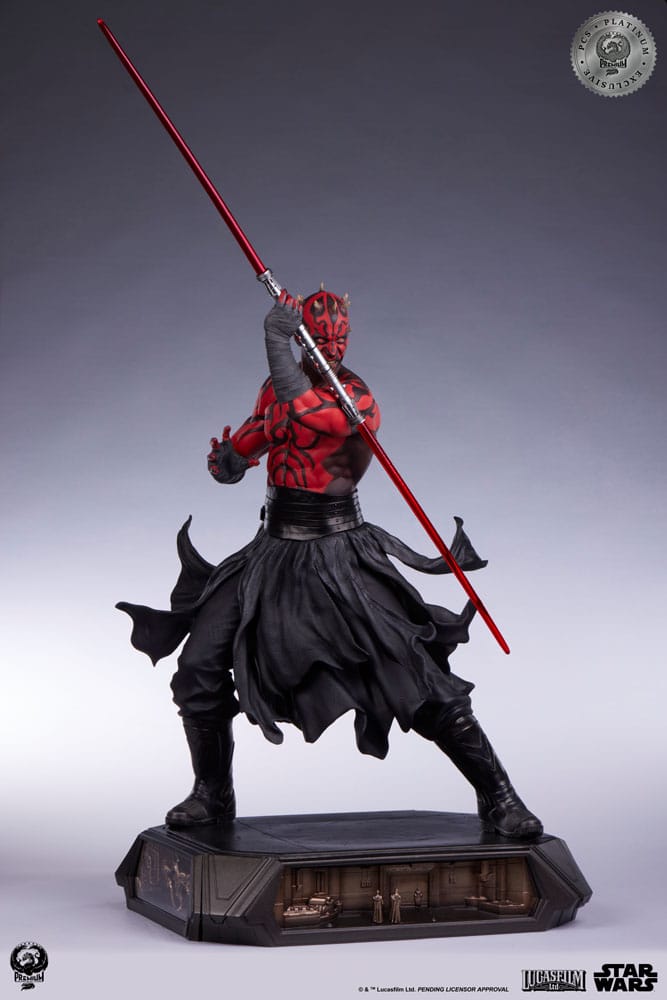 Star Wars Epic Series Statue 1/3 Darth Maul Platinum Exclusive 86 cm
