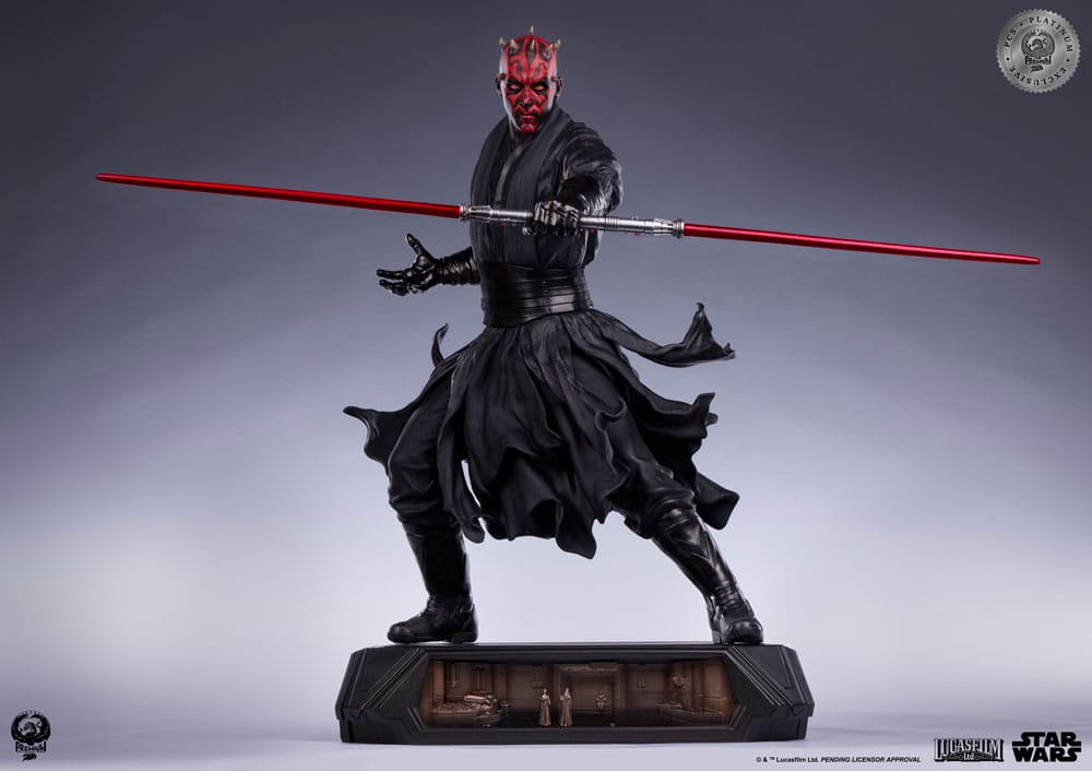 Star Wars Epic Series Statue 1/3 Darth Maul Platinum Exclusive 86 cm