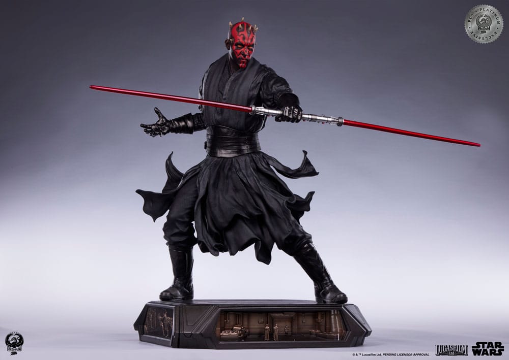 Star Wars Epic Series Statue 1/3 Darth Maul Platinum Exclusive 86 cm