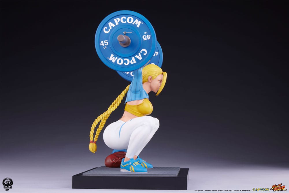 Street Fighter Premier Series Statue 1/4 Cammy: Powerlifting Alpha 41 cm