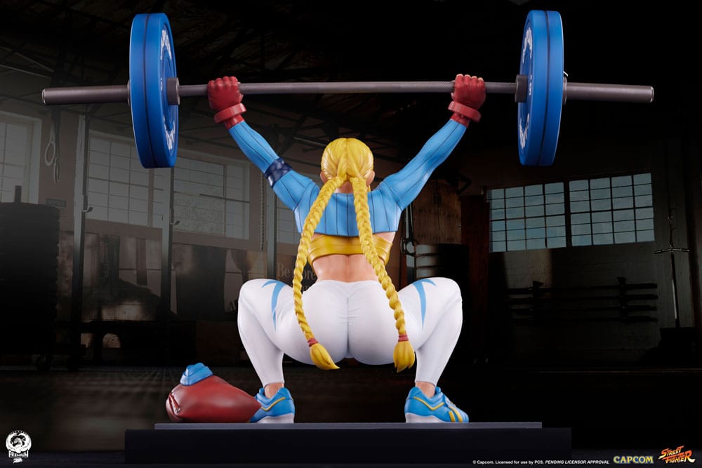 Street Fighter Premier Series Statue 1/4 Cammy: Powerlifting Alpha 41 cm