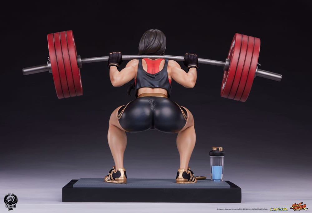 Street Fighter Premier Series Statue 1/4 Chun-Li Powerlifting (Battle Edition) 37 cm