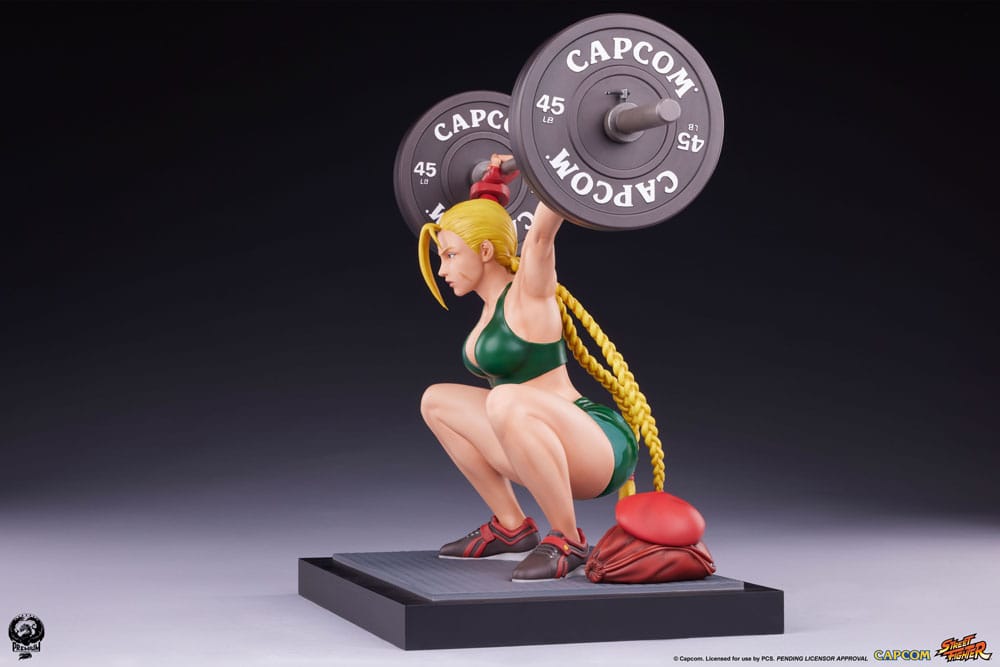 Street Fighter Premier Series Statue 1/4 Cammy: Powerlifting 41 cm