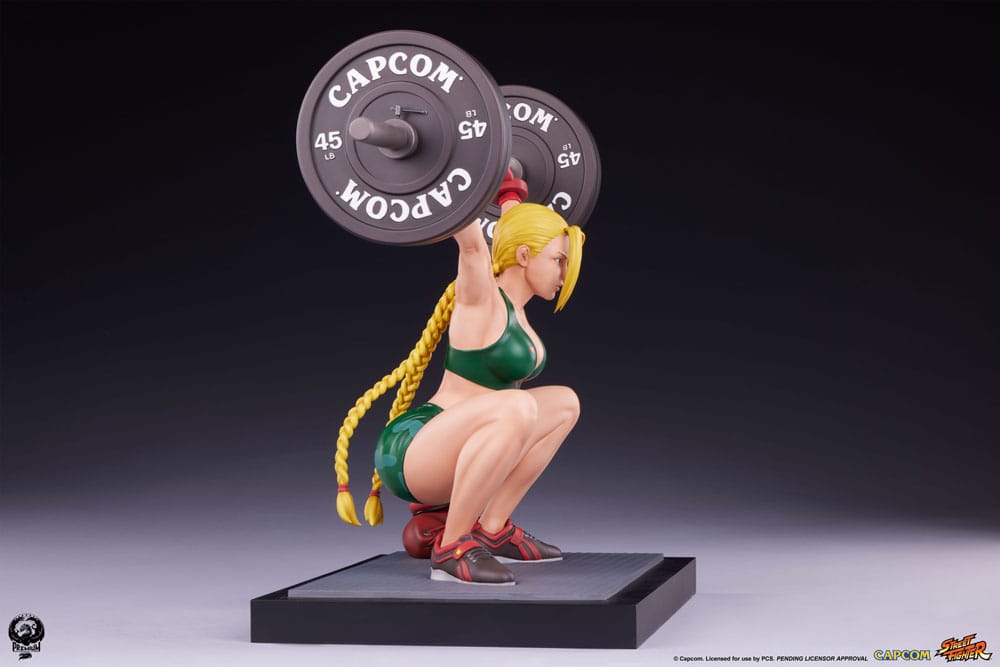 Street Fighter Premier Series Statue 1/4 Cammy: Powerlifting 41 cm