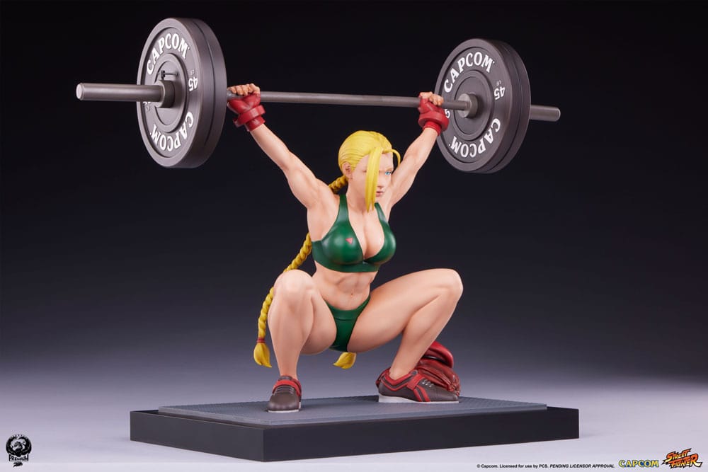 Street Fighter Premier Series Statue 1/4 Cammy: Powerlifting 41 cm