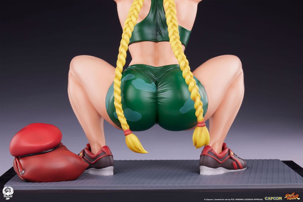 Street Fighter Premier Series Statue 1/4 Cammy: Powerlifting 41 cm