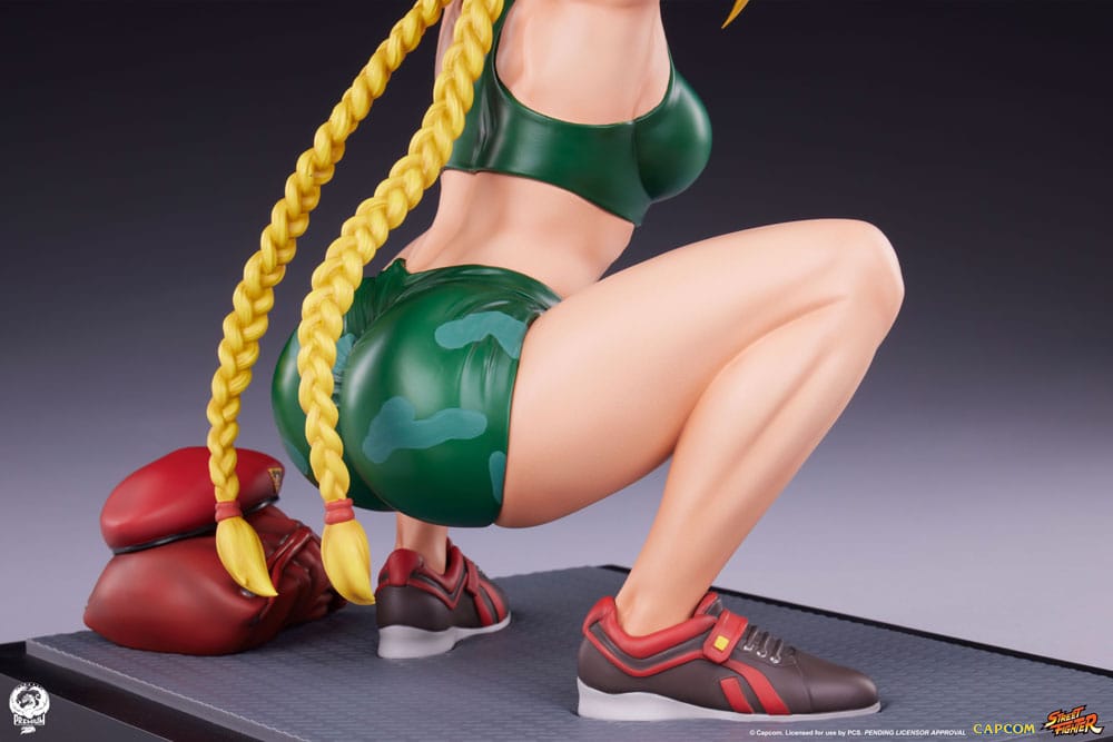 Street Fighter Premier Series Statue 1/4 Cammy: Powerlifting 41 cm