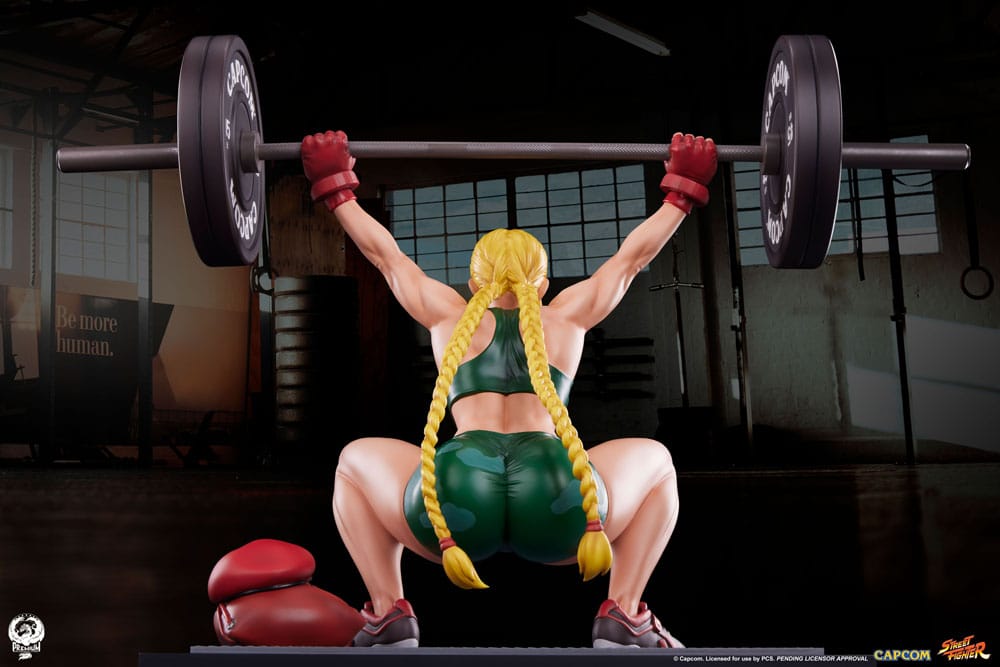 Street Fighter Premier Series Statue 1/4 Cammy: Powerlifting 41 cm