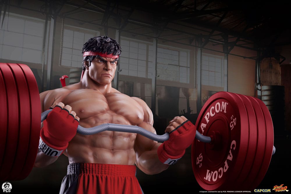 Street Fighter Premier Series Statue 1/4 Ryu: Powerlifting 53 cm