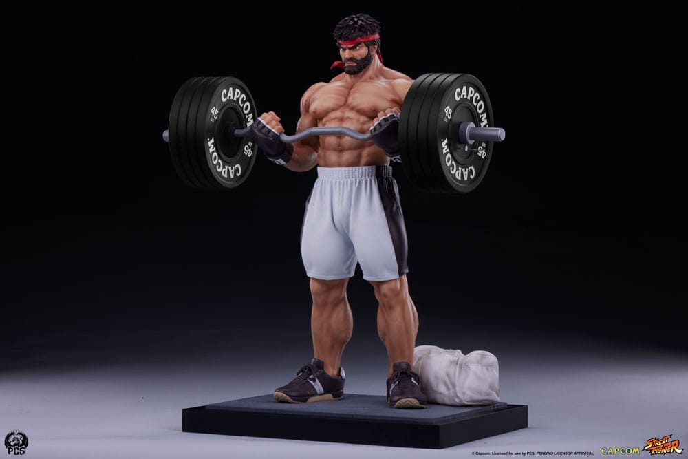 Street Fighter Premier Series Statue 1/4 Ryu Battle Edition: Powerlifting 53 cm