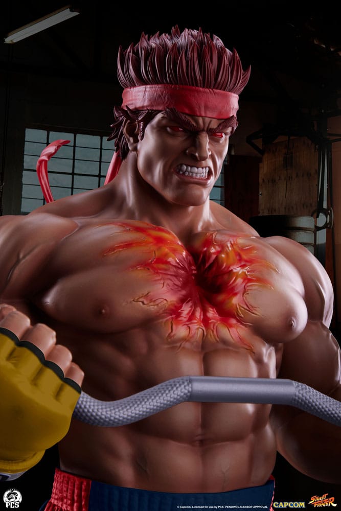 Street Fighter Premier Series Statue 1/4 Evil Ryu: Powerlifting 53 cm