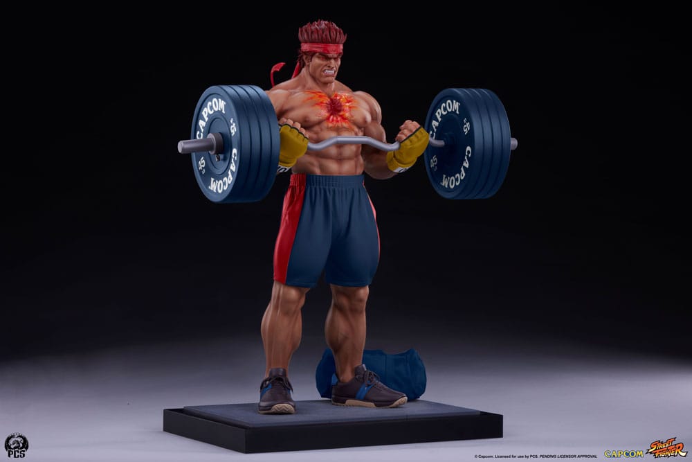 Street Fighter Premier Series Statue 1/4 Evil Ryu: Powerlifting 53 cm